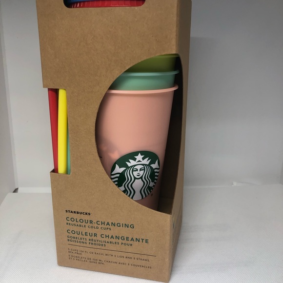 Starbucks color changing cups